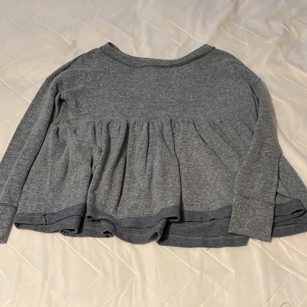 Ces Femme Gray Long Sleeve Top